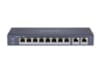 Switch 8 Ports POE Non Géré Fast Ethernet 2 ports Uplink GE