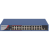 Switch 24 Ports 10/100 POE 1 Port RJ45 Gigabit et 1 Port Fibre Optique Gigabit