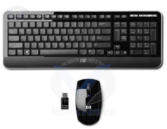 Clavier et souris multimédia sans fil 2,4 GHz