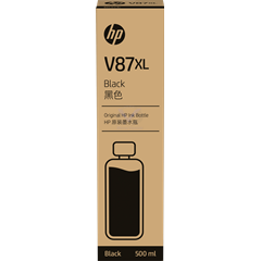 Cartouche d'encre Noire HP V87XL 500 ml en Bouteille pour T858 T908 7FN98A