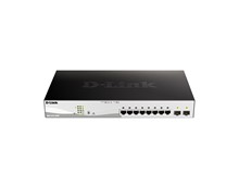 Switch manageable 8 ports Gigabit + avec 2 ports Combo SFP