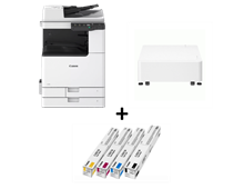 Canon Laser IR C3226i MFP + TONER C-EXV54 BK (15500 p), Y/C/M (8500 p) + Plain Pedestal Type-S3