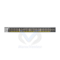 Smart Switch Web manageable Pro Gigabit PoE+ 48 Ports 4 ports SFP (760 w) GS752TPP
