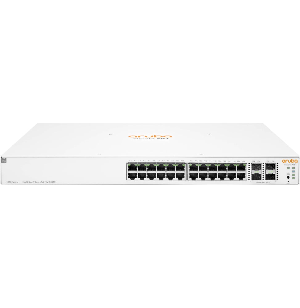 Switch Instant On 1930 24 ports Classe 4 PoE+ 4SFP 195W JL683B