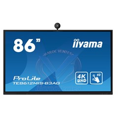 Ecran Interactif avec CAMERA INTEGREE 4K UHD AUTOTRACKING 86 pouces TE8614MIS-B3AG