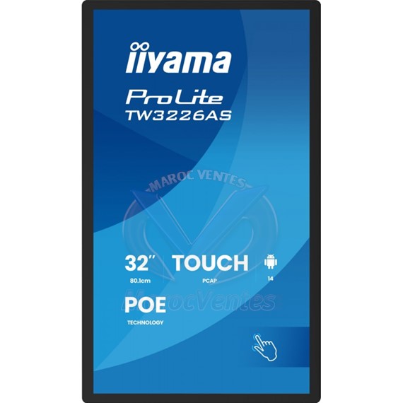 ProLite Ecran Tactile 31.5” ( 80.1cm ) PCAP 10 Points 24/7 TW3226AS-B3P