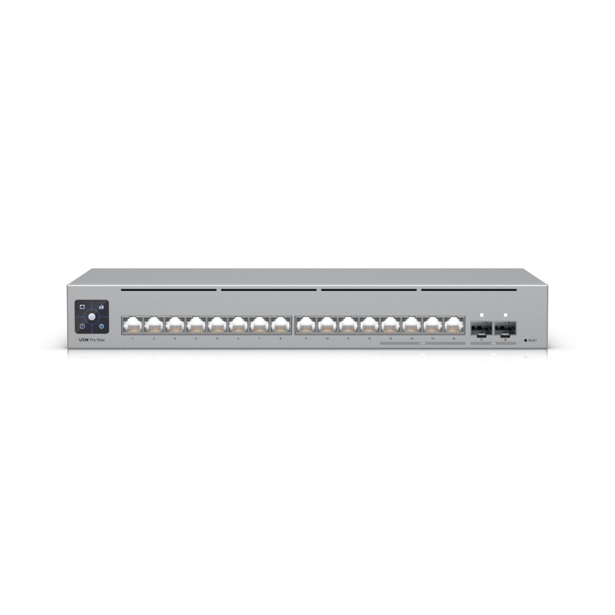 Switch Pro Max 16 PoE Layer 3 4 ports 2.5 GbE PoE++ et 12 ports GbE PoE+