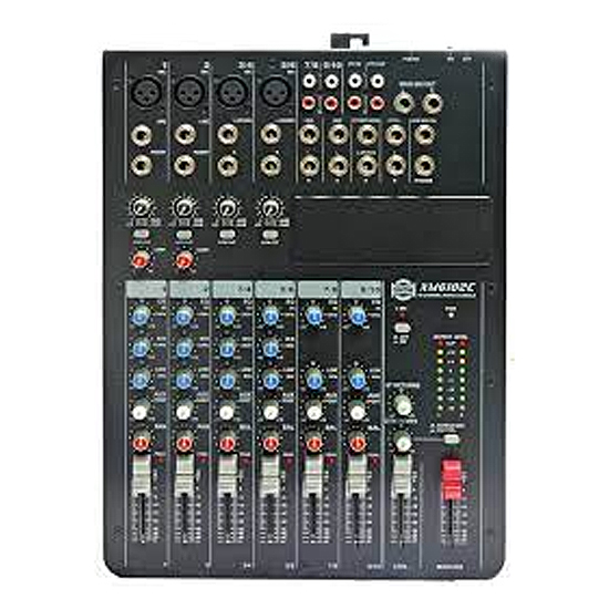 Table De Mixage 10 Entrées Dont 2 Canaux Mono et 4 Canaux Stéréo XMG102C