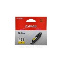 Cartouche d'encre d'origine Canon CLI-451Y Jaune 6526B001AA