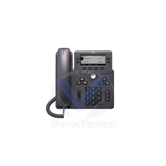Cisco IP Phone 6851 - téléphone VoIP CP-6851-3PW-CE-K9=