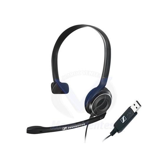 Micro-casque UC filaire avec un seul écouteur PC7