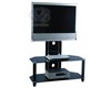 Table TV avec Support Fixe
Meuble  visio avec deux étagères en verre trempé noir de 8mm d’épaisseur  pour  les Téléviseur  entre 32’’ et 50 ‘’ supporte 50 kgs de poids.