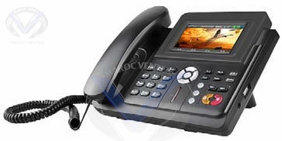 Téléphone IP 3 Lignes SIP ou IAX2- POE avec Alimentation BW760