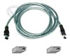 Cable IEEE 1394 FireWire (6-pin/6-pin) 1.8m
Le câble compatible IEEE 1394 FireWire® permet de raccorder un périphérique PC (port 6 broches) à votre ordinateur (port 6 broches) à un taux de transmission pouvant atteindre 400 Mbps Compatible avec tous les périphériques Apple® FireWire® et Sony i.LINK