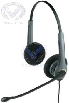 Micro-casques GN-2000 Series Duo Flex perche - Pour téléphonie IP via un PC GN2000 Duo Flex perche