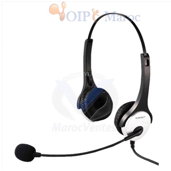 Casque avec micro pour téléphone IP For600