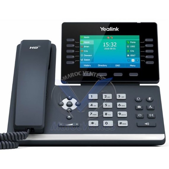 T54W Téléphone de bureau SIP T54W